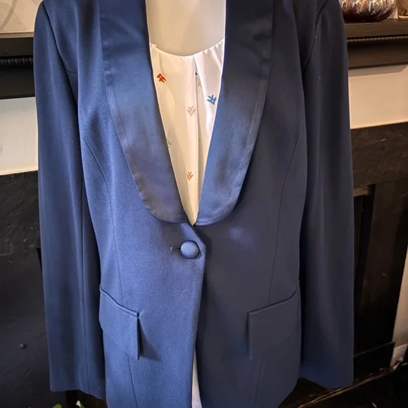 Jason Wu Navy Blazer - Picture 3 of 12